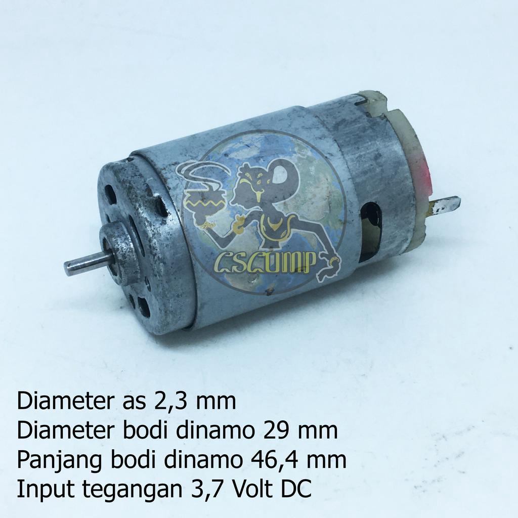 Dinamo 3,7 Volt DC High Speed &amp; Torsi