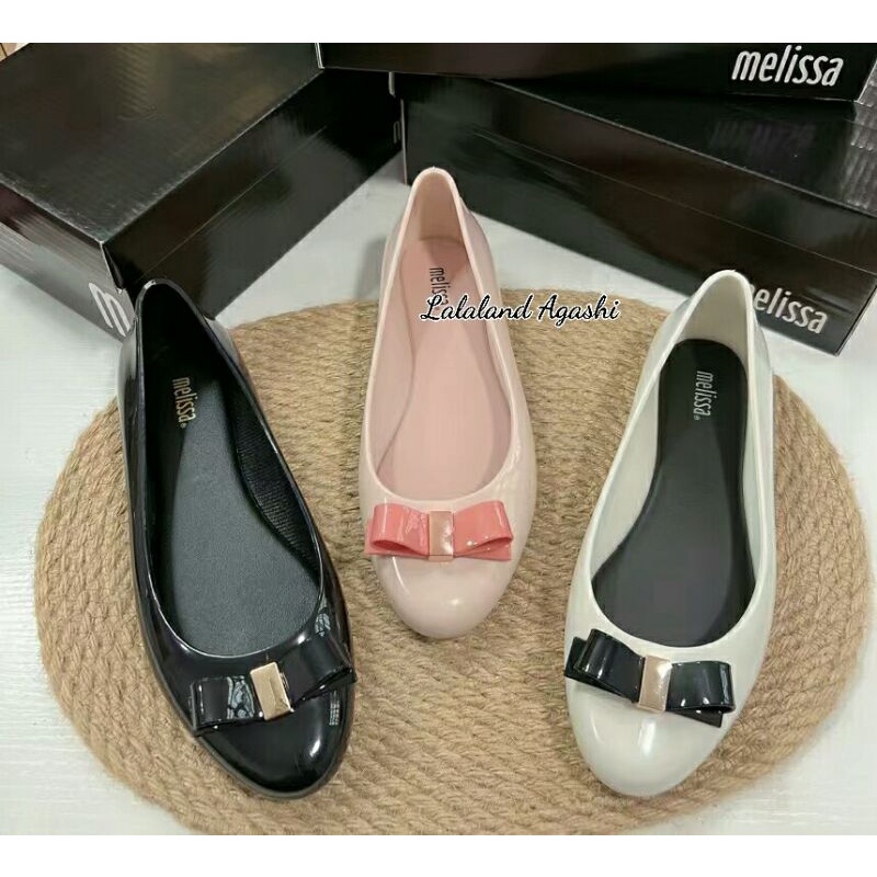 Sepatu Melissa Aura Ad cream/sepatu melissa pita/sepatu jelly wanita/sepatu melissa aura