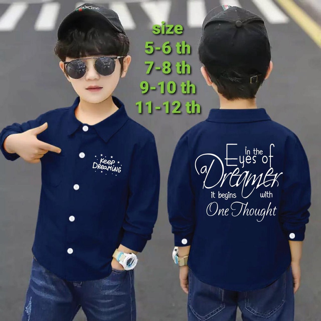 Daniela_Colection / BEGINS KIDS / kemeja anak laki laki / baju kemeja anak laki laki / Kemeja anak l