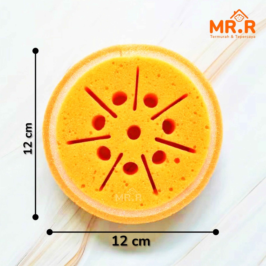 Spons Spon Sponge Spoon Cuci Piring Gelas Cangkir Perlatan Dapur Spon Mandi Buah Buahan Fruit Sponge