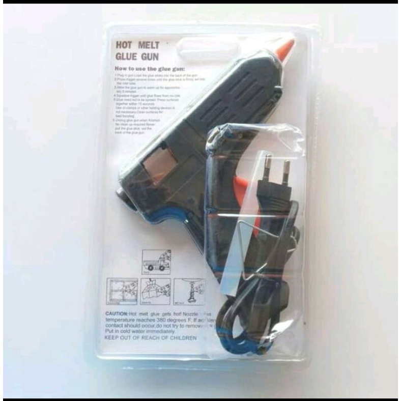 glue gun kenmaster  60watt/ tembakan lem lilin  60 watt (ISIAN LEM LILIN BESAR)