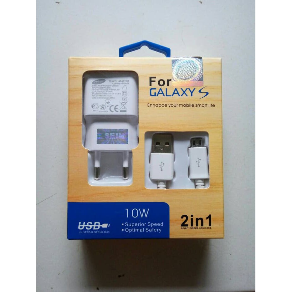 Charger samsung original 100% Sein Ori 2A / casan 2 Ampere - Putih