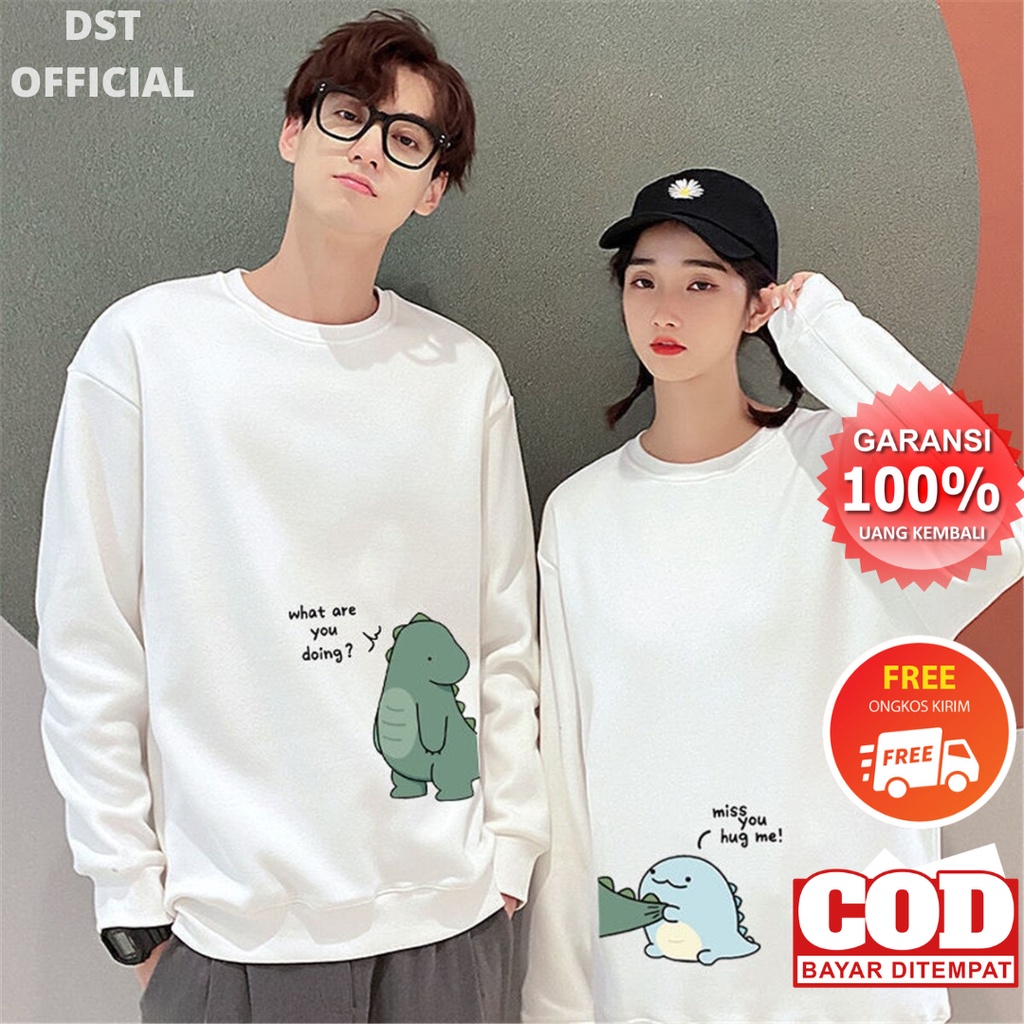 Sweater Sweeter Switer Hodie Hoody Hoddie Hoodie Couple Cople Pasangan Pria Wanita Distro Original D