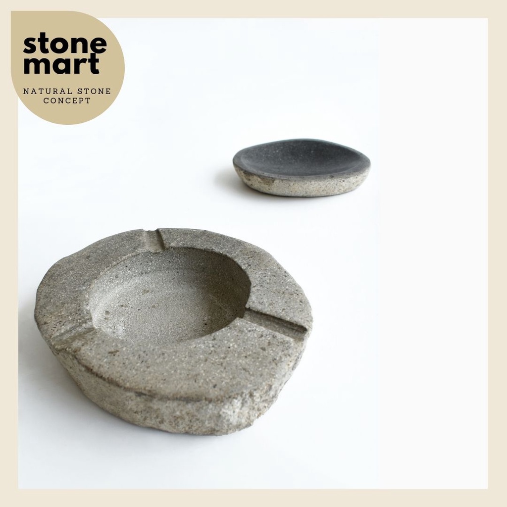 Asbak batu kali/Marmer