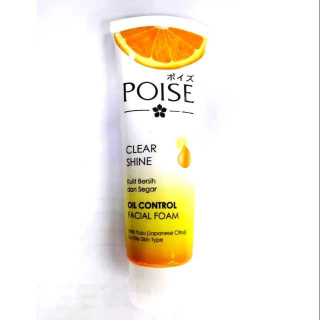 Poise Clear Shine Facial Foam 100g