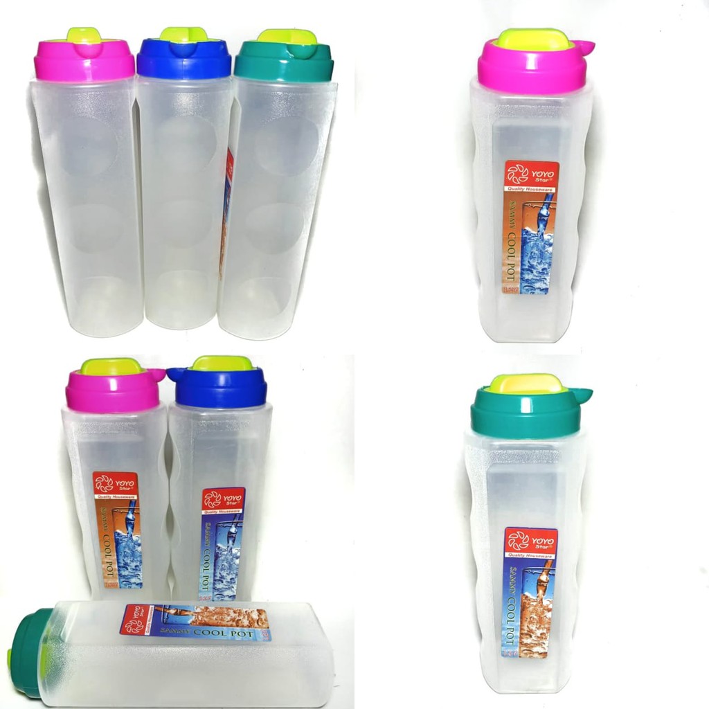 Botol Air Minum Yoyo Star Cool Pot Sammy 1.2 L/ Botol Teko Air Kulkas