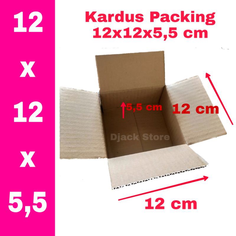 

Kardus Packing 12x12x5,5 cm