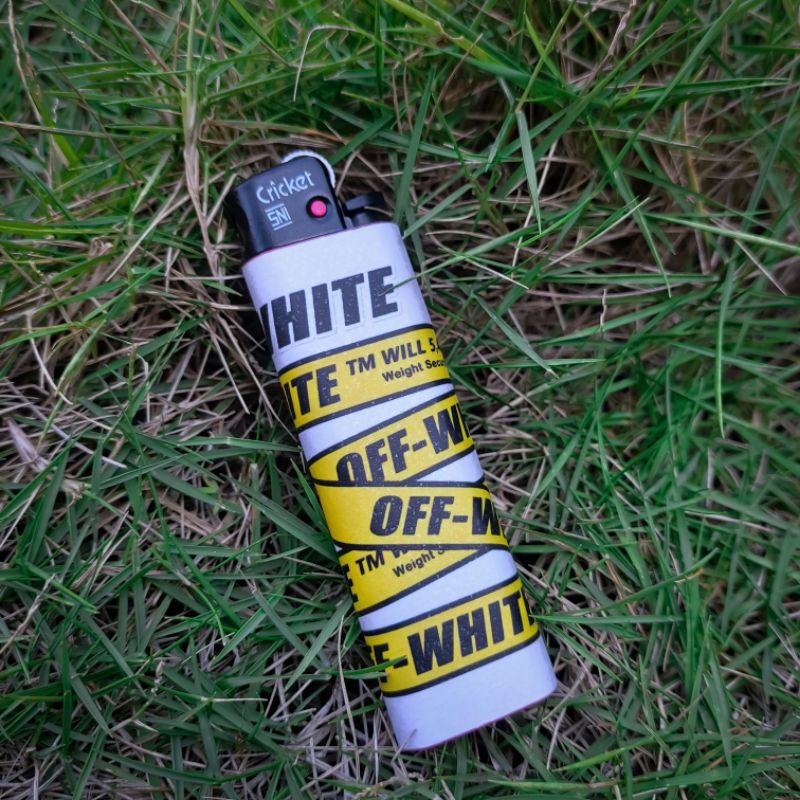 Korek/Mancis Custom Cricket OFFWHITE