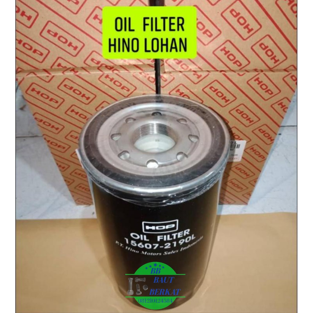 oil filter hino lohan filter oil hino lohan part no. 15607-2190L