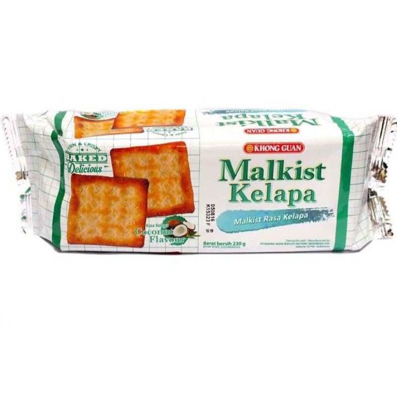 

KG. malkist kelapa 230g isi, 16 pcs