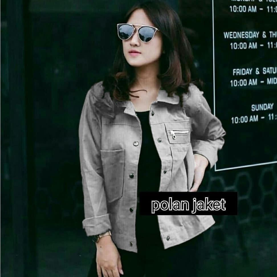 JAKET POLAN WANITA - JAKET WANITA TERBARU - JAKET PARKA - POLAN AESTHETIC JAKET - JAKET PARKA WANITA HIGHQUALITY