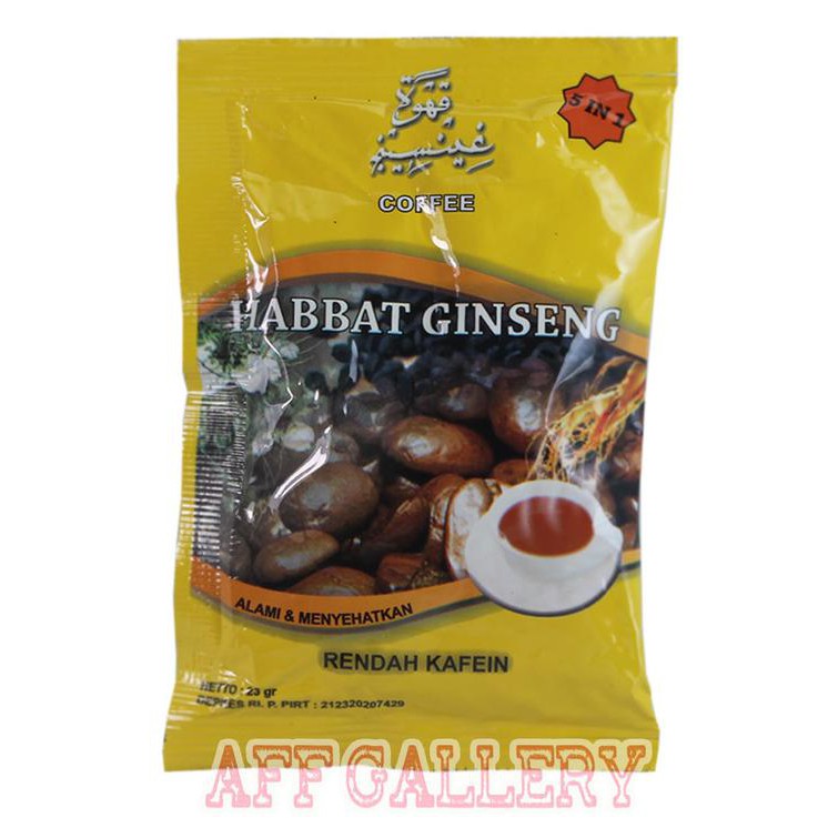 

PENGIRIMAN CEPAT Kopi Herbal - Habbat Ginseng Coffee 5 in 1 - Minuman Kesehatan ON SALE