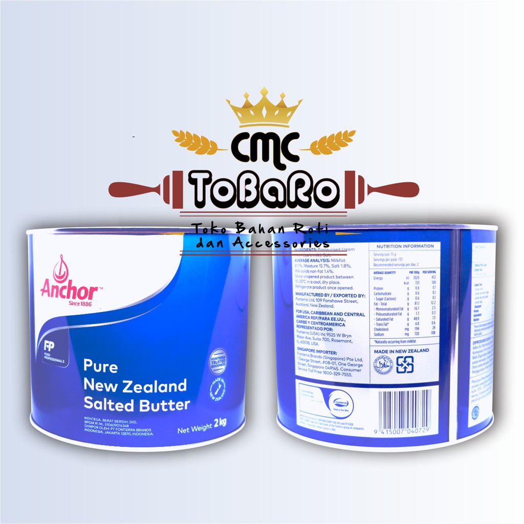 

Anchor Tinned Butter 2kg || Anchor || Anchor Butter