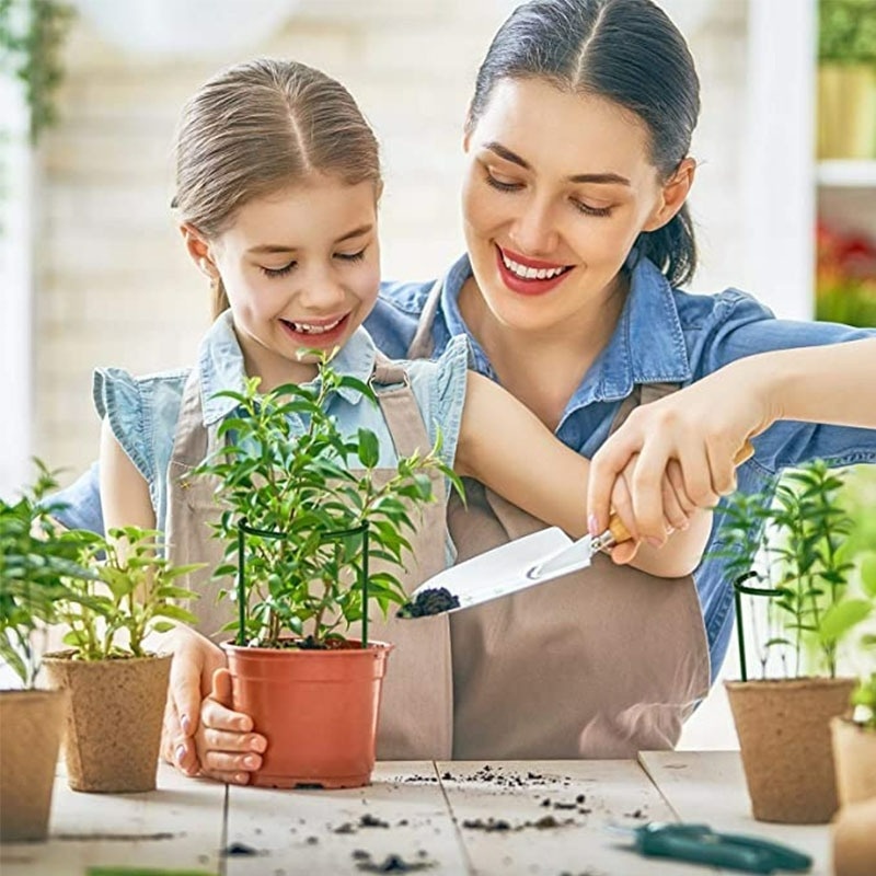 Klip Holder Tanaman Bunga Bonsai / Sayuran Bentuk Setengah Lingkaran Bahan Plastik Untuk Balkon / Rumah