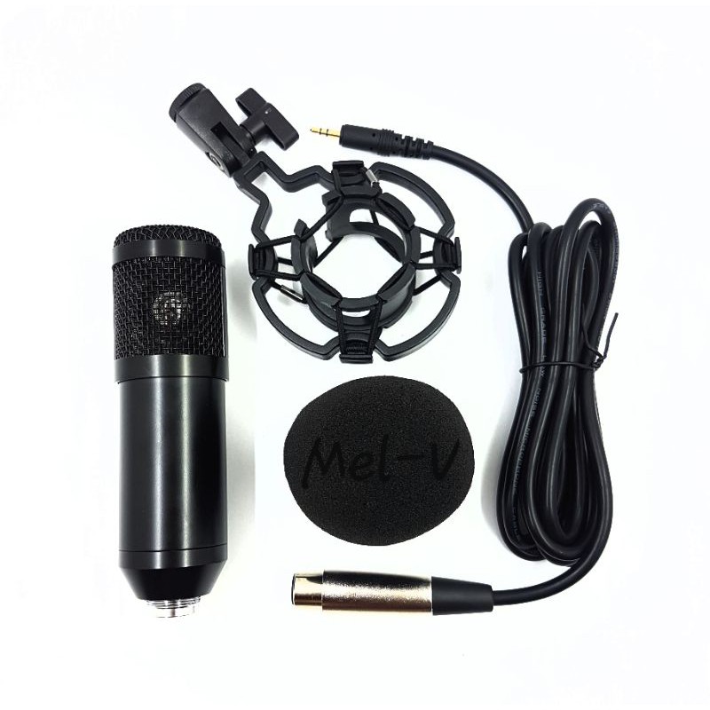 Mic Condenser Smule Microphone Recording Profesional Studio Wesing M-800