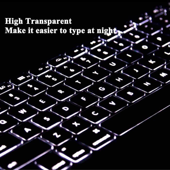 Silicone Keyboard Cover Macbook Air 13 Inch A2179 Touch ID Retina 2020 clear