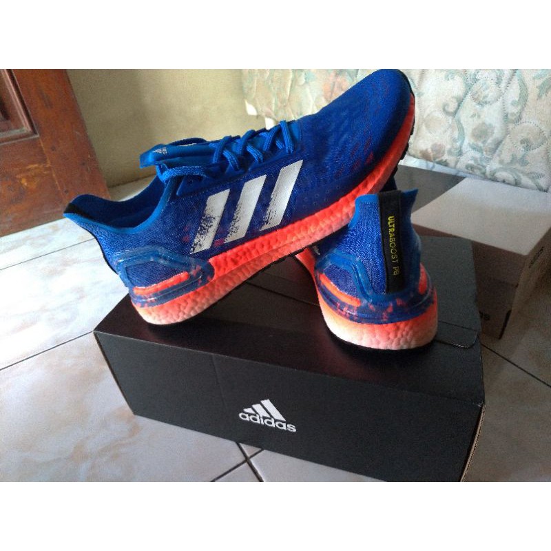 adidas RUNNING Sepatu Ultraboost PB Pria Biru EF0893 No.42