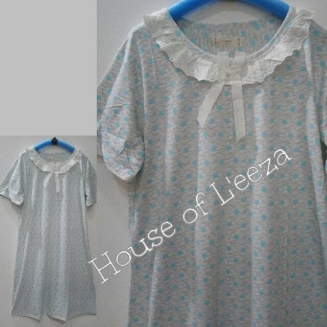 Daster Polkadot Premier/Daster Wanita Import ALL SIZE/ daster dewasa import premium