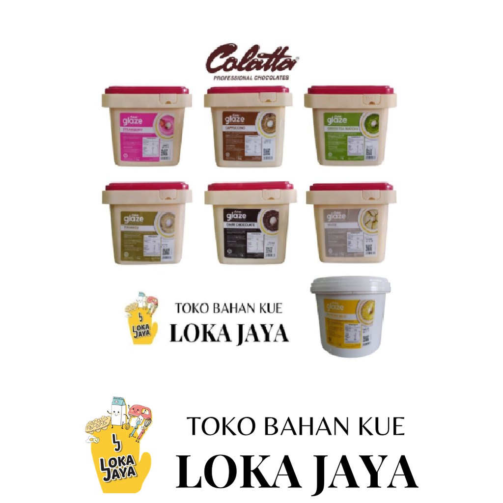

COLATTA GLAZE COKELAT 5 KG PAIL
