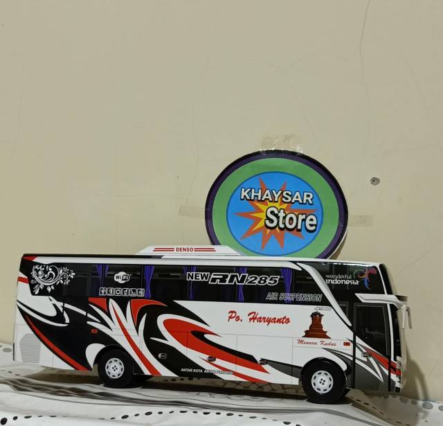 Miniatur bus bis shd HARYANTO MERAH