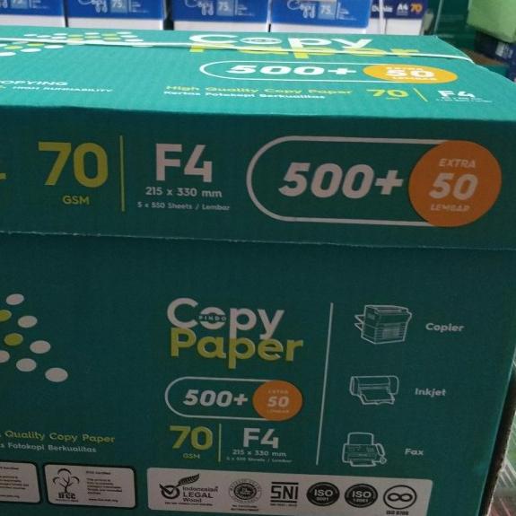 ♟ Kertas F4 70 Gram Copy Paper ◘