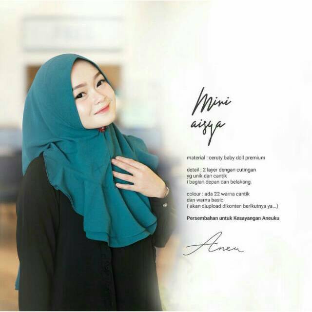 Khimar Mini Aisya by Aneuku