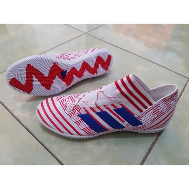 Futsal Adidas Nemeziz 17.3 IC - White/Solar Red