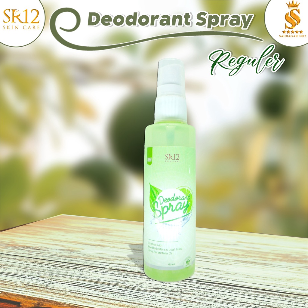 TERAMPUH ! DEODORANT TAWAS SPRAY SR12 / ATASI BAU KETIAK / MENGHILANGKAN BAU BADAN PERMANEN / KERING SEHARIAN