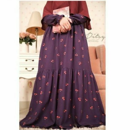 Cherry ink Purple by Ditsy september sudah di booked