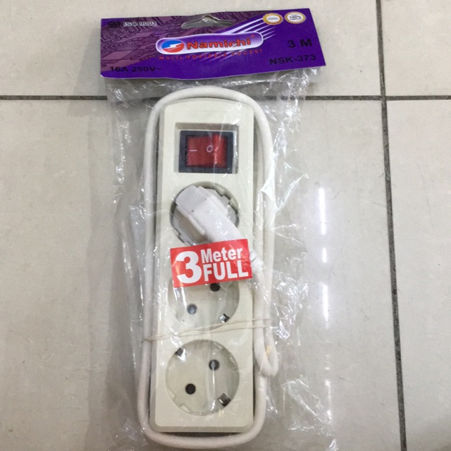 colokan listrik 3 lubang 3meter | Shopee Indonesia