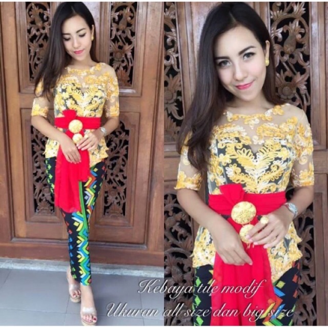 SALE !! Set kebaya jadi modif stik