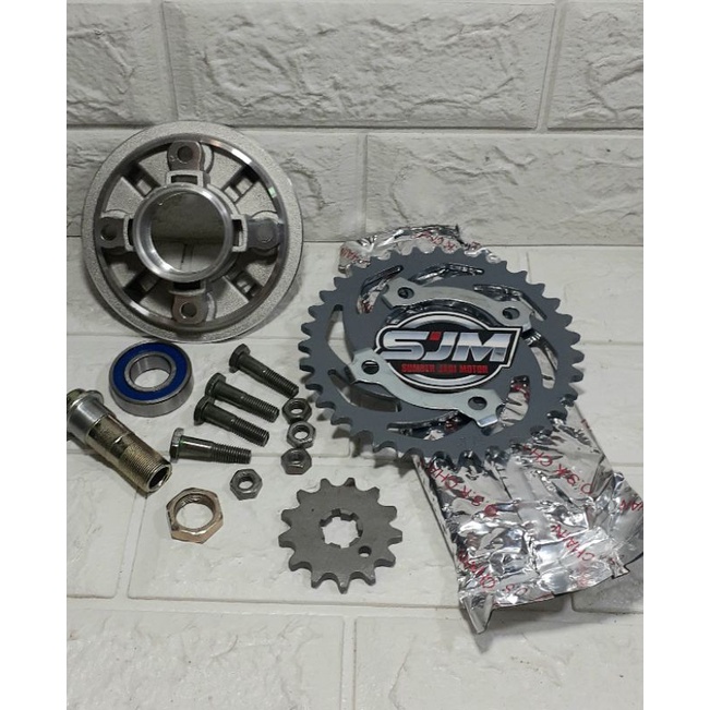 Bos-Baut-Laher Bearing-Dudukan-Ger Gear Gir Belakang Depan Rantai Yamaha V80 V 80SS V80DX Robot V75 