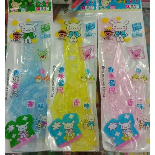 

Mistar set/penggaris komplit 1035