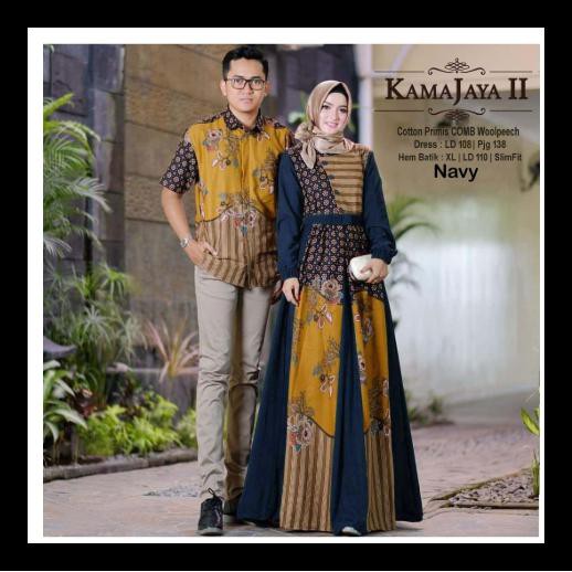100% BERKUALITAS BAJU BATIK COUPLE PASANGAN KELUARGA MUSLIM GAMIS PESTA COUPLE 3 COMPLETE