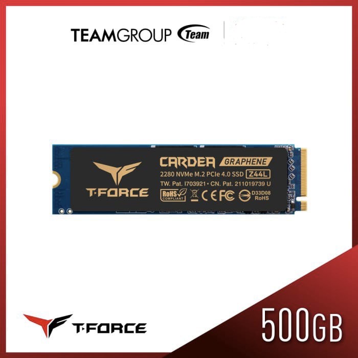 Team Group T-Force Cardea Z44L SSD 500GB M.2 NVMe PCIe Gen4x4