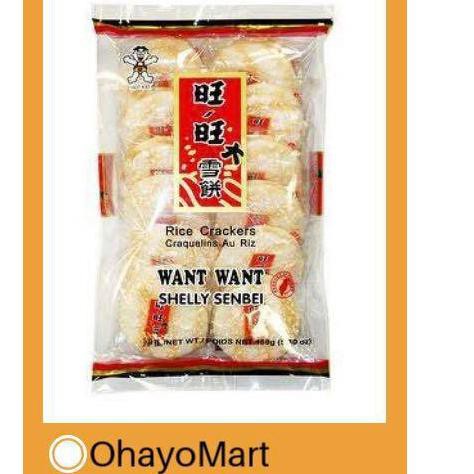 

BEST Want Want shelly Senbei Rice Crackers / snack ringan/ rice crackers