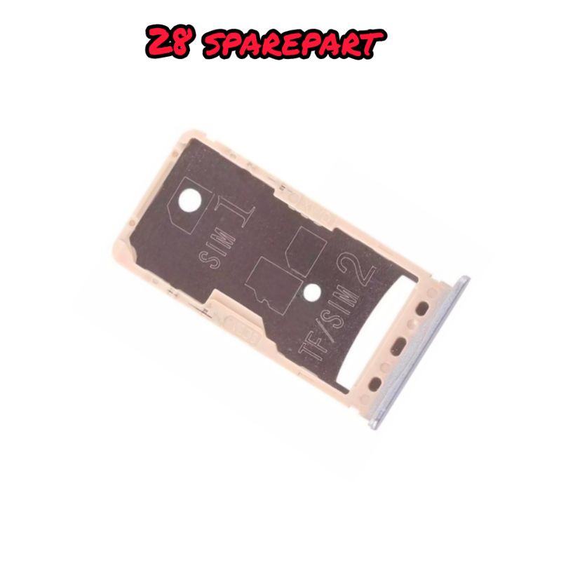 Simtray simlock slotsim Xiaomi redmi 5a 2sim dan 1 SIM original