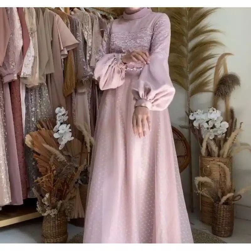 ATLANNA DRESS // GAUN PESTA - GAUN KONDANGAN - GAUN LAMARAN - GAUN MUSLIMAH - BAJU PESTA - BAJU ACARA - BAJU MUSLIMAH