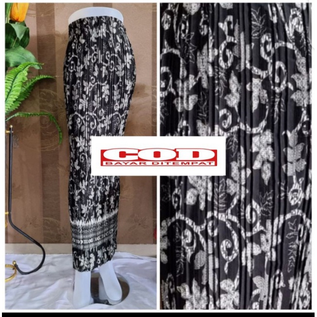 Newtrendy-Rok Plisket/Bawahan Kebaya/Rok Plisket batik