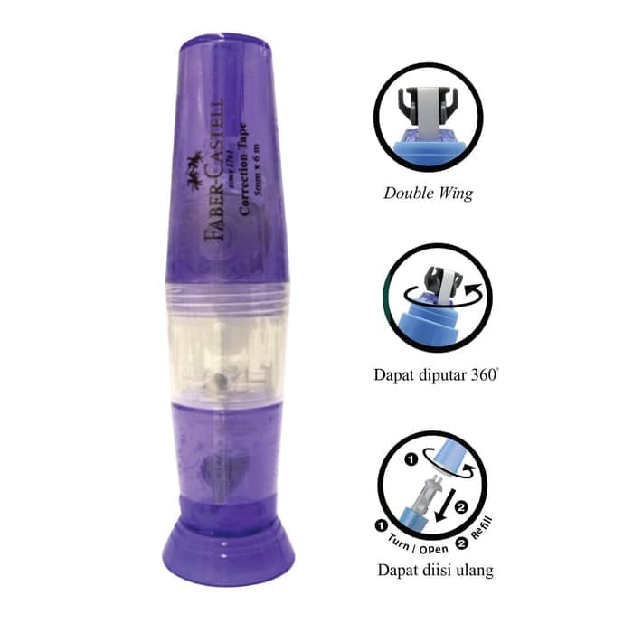 

Trendi Correction Tape Faber Castell Qjr-506 Limited