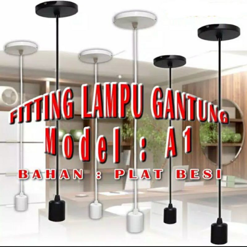 fitting lampu gantung minimalis/ fitting lampu /fitting gantung