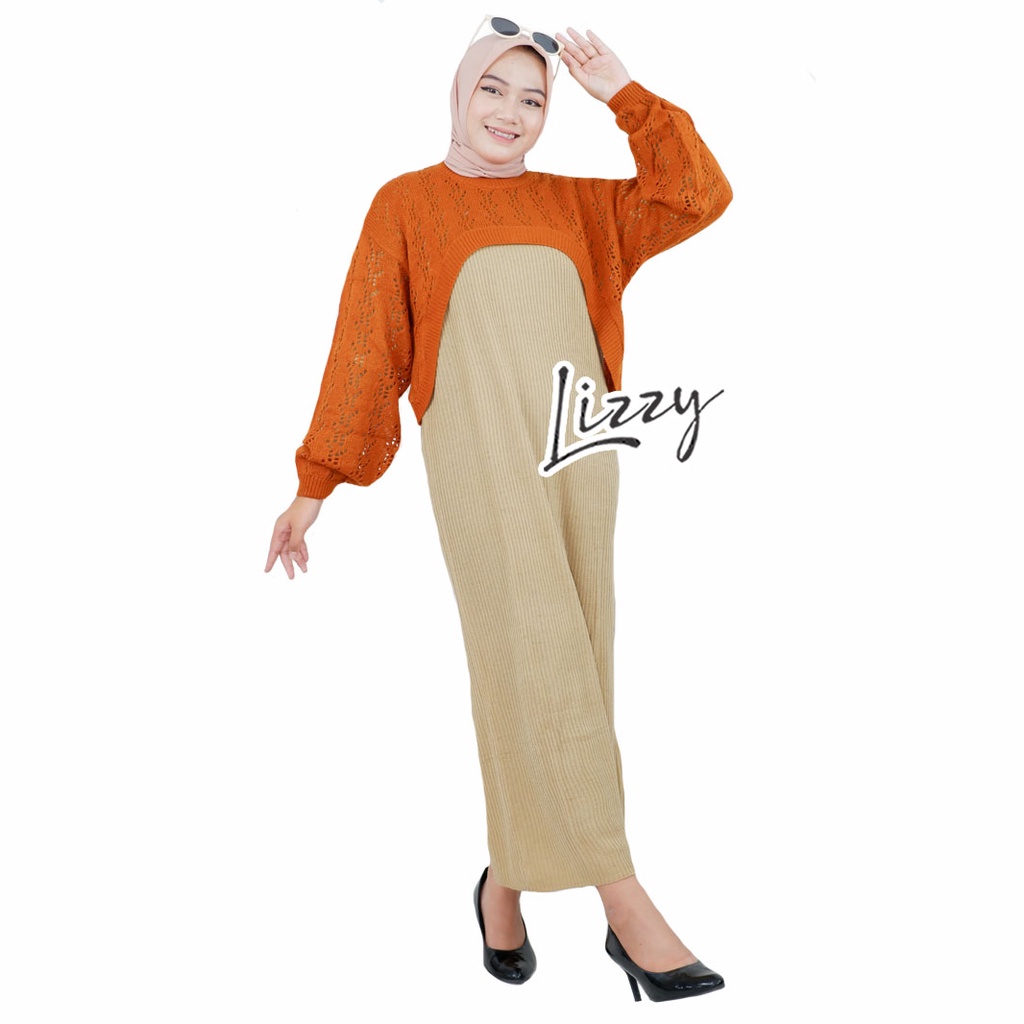 Lizzy - ONE SET FREYA PREMIUM-Moca - Coral