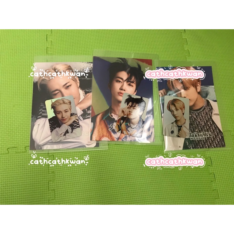 unsealed nct dream hello future postcard + hologram photo card set