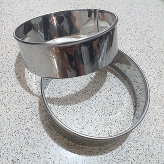 Cetakan Ring Roti Burger Mousse Tartlet Manis Cutter Round Bulat 8 x 3