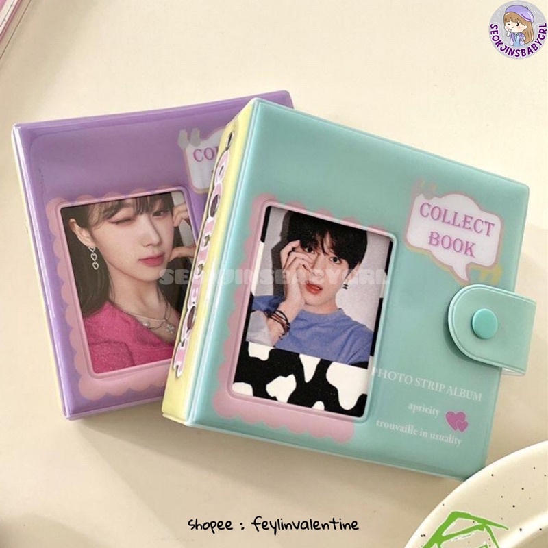 Collect book binder mini cute photocard pc cc circle card photo foto polaroid pola CP001