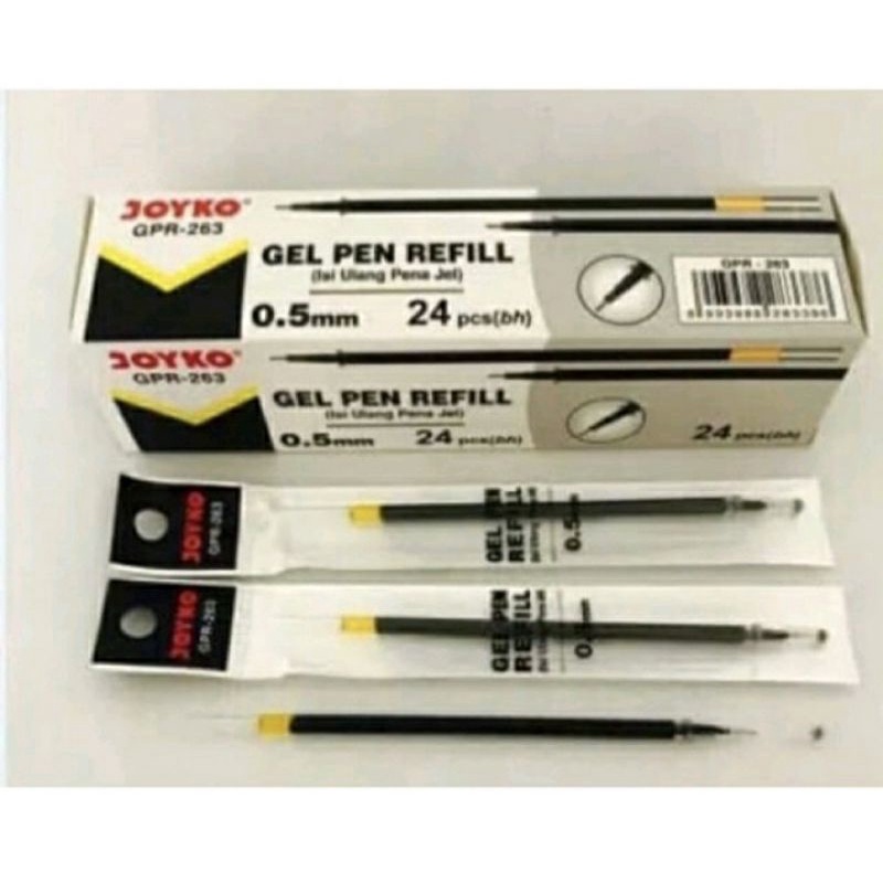 

REIL BULPOINTH GEL/REFILBULPEN/ISI BULPEN MEREK JOYKO GPR263(isi 24pcs)