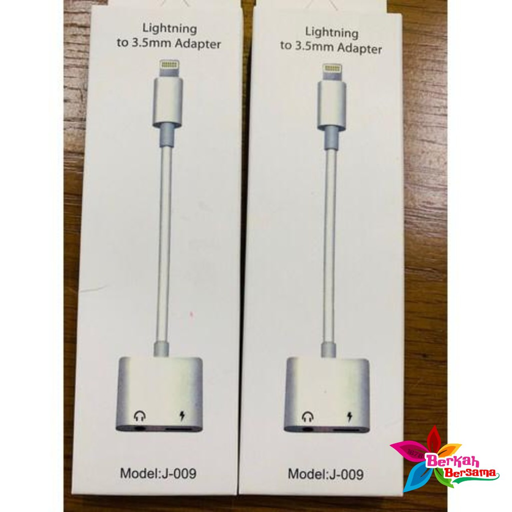 J009 dual converter spilter iPhone ligthing to jack audio 3.5MM 7 7+ 8+ x xr xs Max 11pro Max BB1828