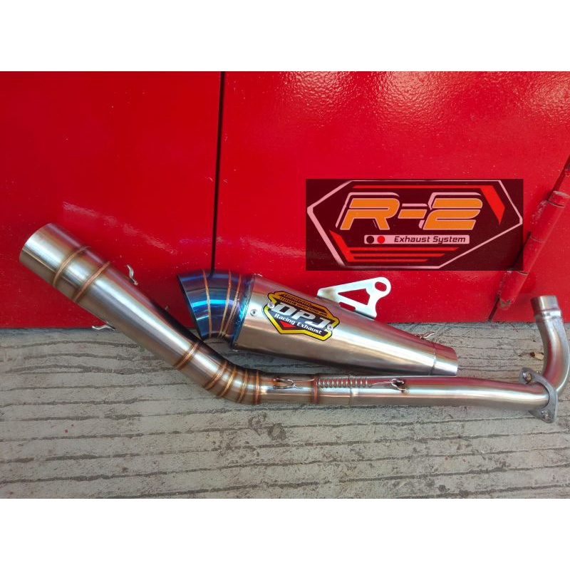 Knalpot dpj Kompetisi balap pipa Leher 32 buat motor bebek jupiter Z, vega, smash, shogun, karisma, 