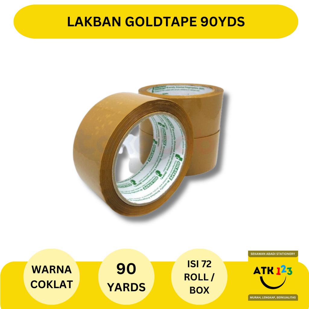 

OPP Tape / Isolasi Plakban / Lakban Coklat Goldtape 48mm x 90 yards