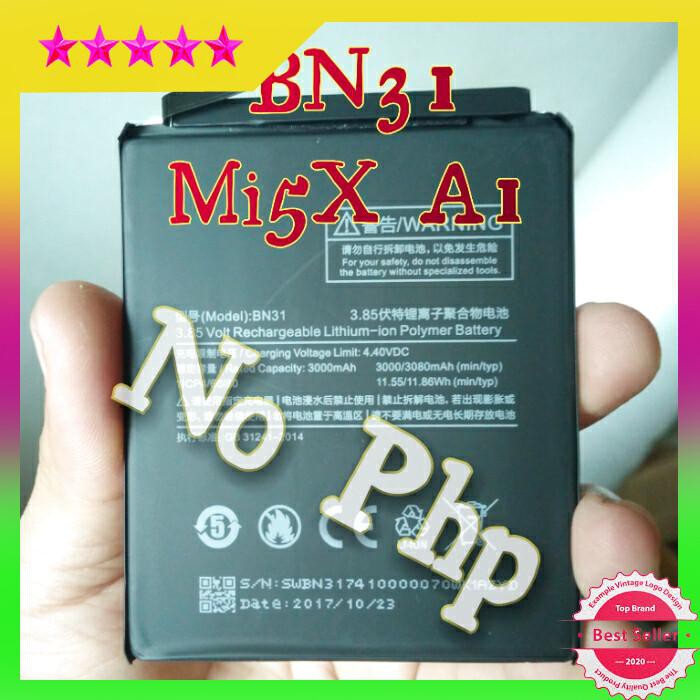 BATERAI XIAOMI MI5X MI A1 BN31 ORIGINAL BATERAI